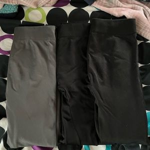 3 blue star leggings size small